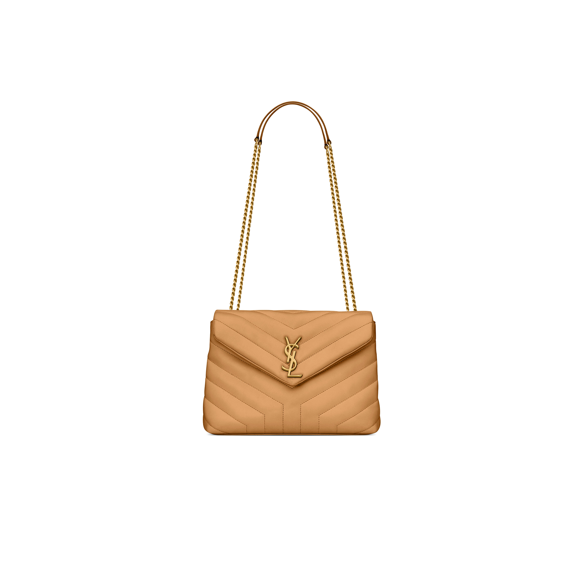 YSL LOULOU SMALL IN QUILTED LEATHER 494699DV7272357 (23*17*9cm)